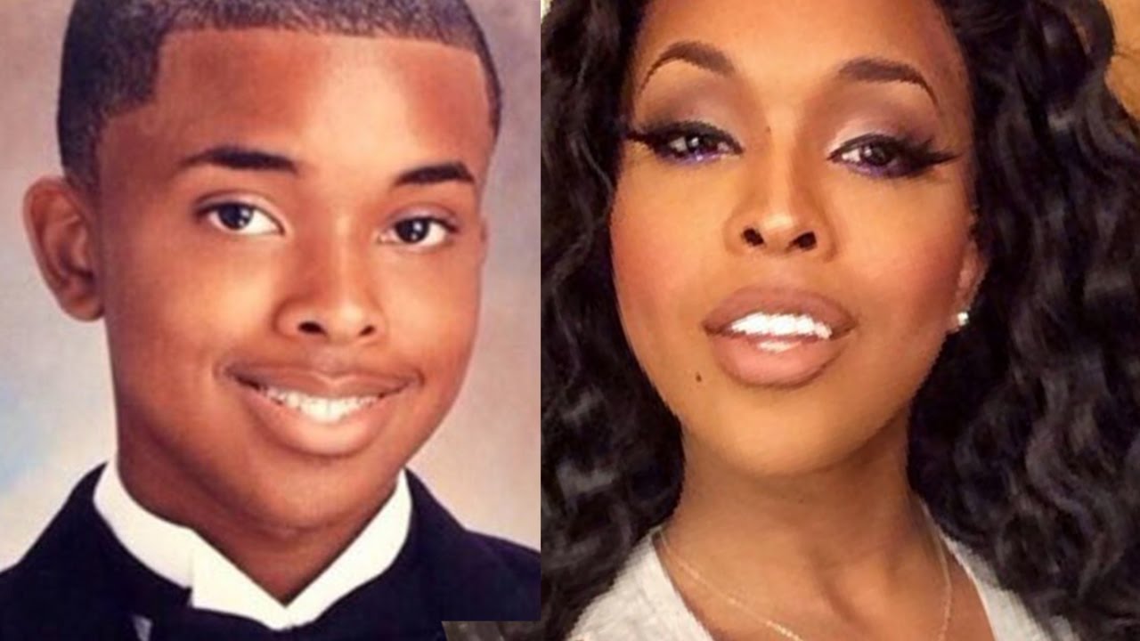 Caption: Amiyah Scott before and after transgender surgery.