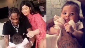 Kylie Jenner And Travis Scott Share Fathers Day Post On Instagram. Travis Thanks Stormi For Making Him Dad
