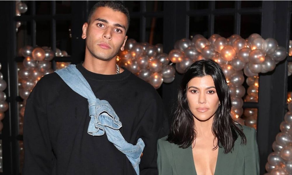 Younes Bendjima Celebrates Christmas Eve With Kourtney Kardashian